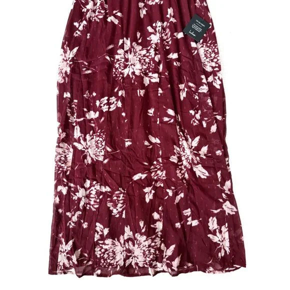 Lulus Instinctive Impression Floral Print Clip Dot Maxi Dress - Picture 4 of 10